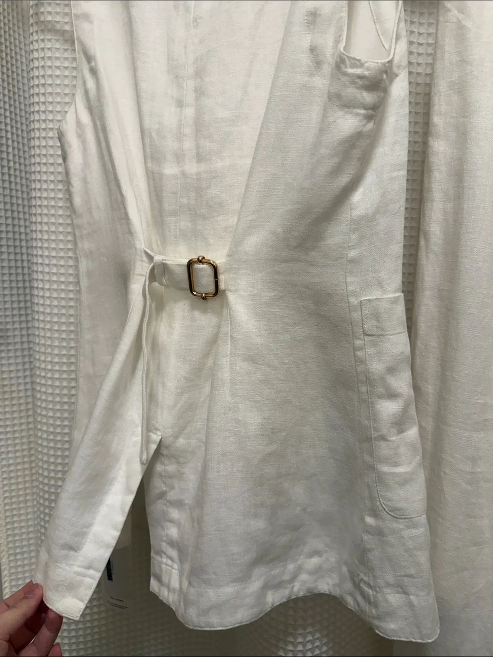 NWT POSSE Emma Linen Vest and Skirt Two-Piece Matching Set